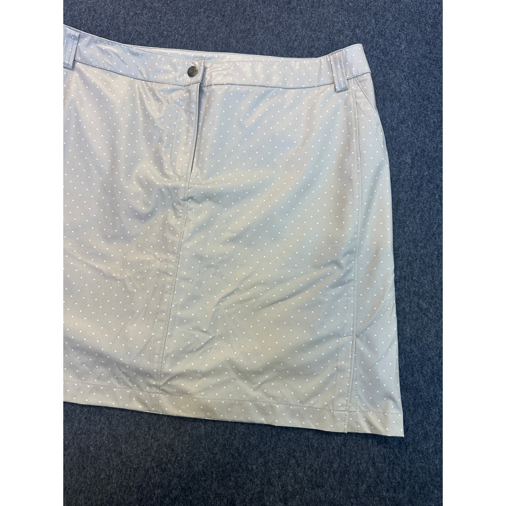 Chico's Zenergy Golf Women's Polka Dot Tennis Skort Size 2 Large 12 Pickleball - Picture 5 of 15